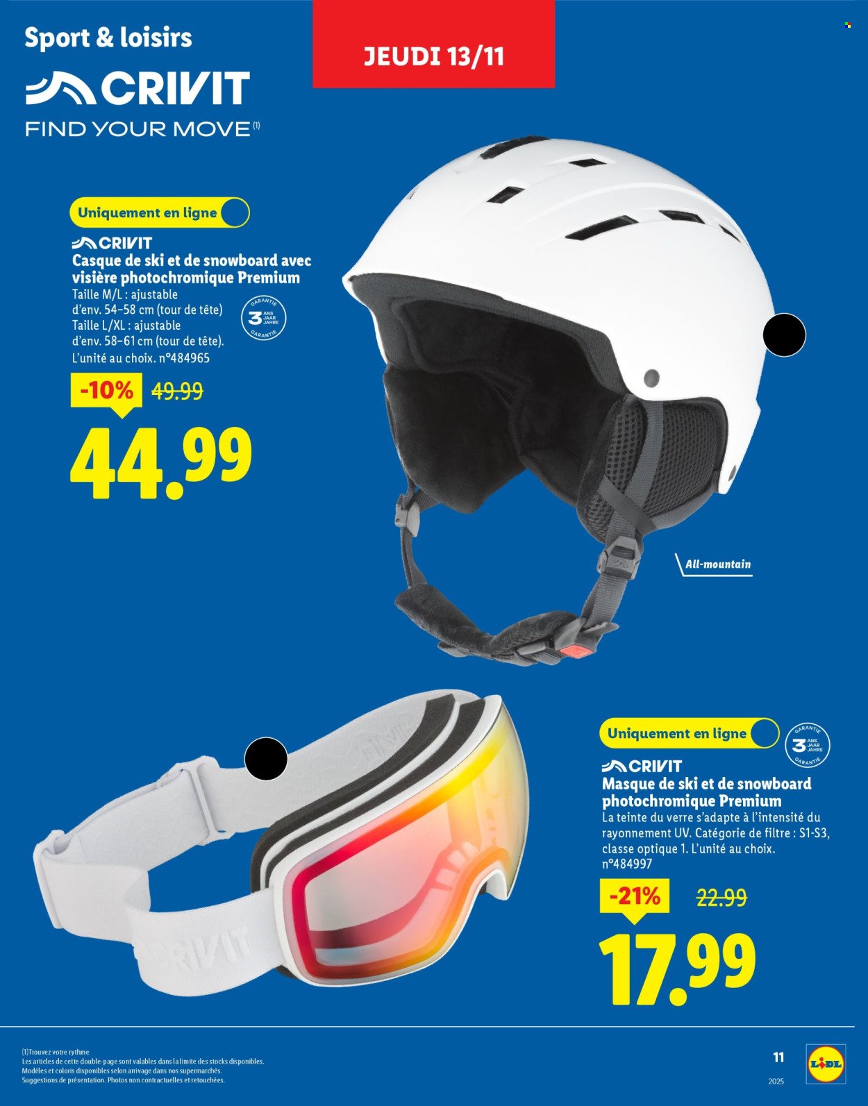 Catalogue LIDL - Catalogue sport et loisirs 2025 - Hiver 2025