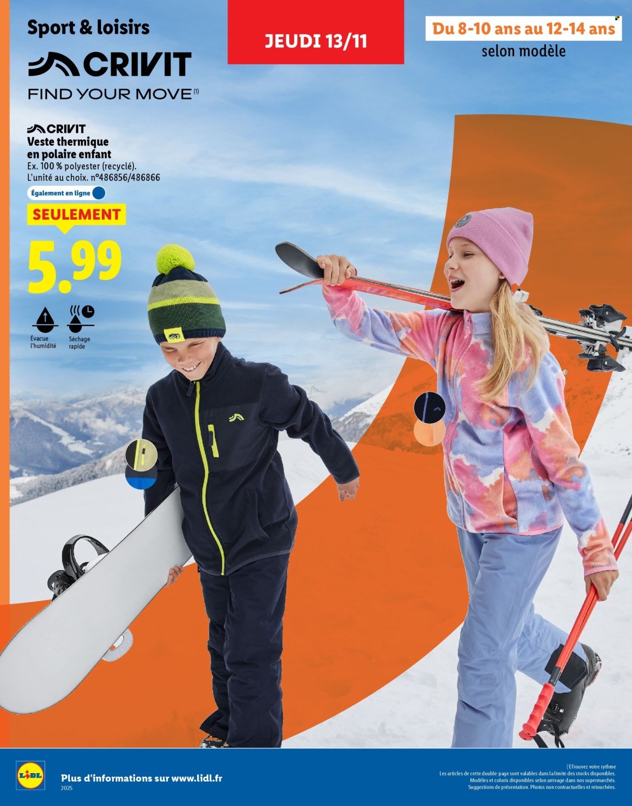 Catalogue LIDL - Catalogue sport et loisirs 2025 - Hiver 2025