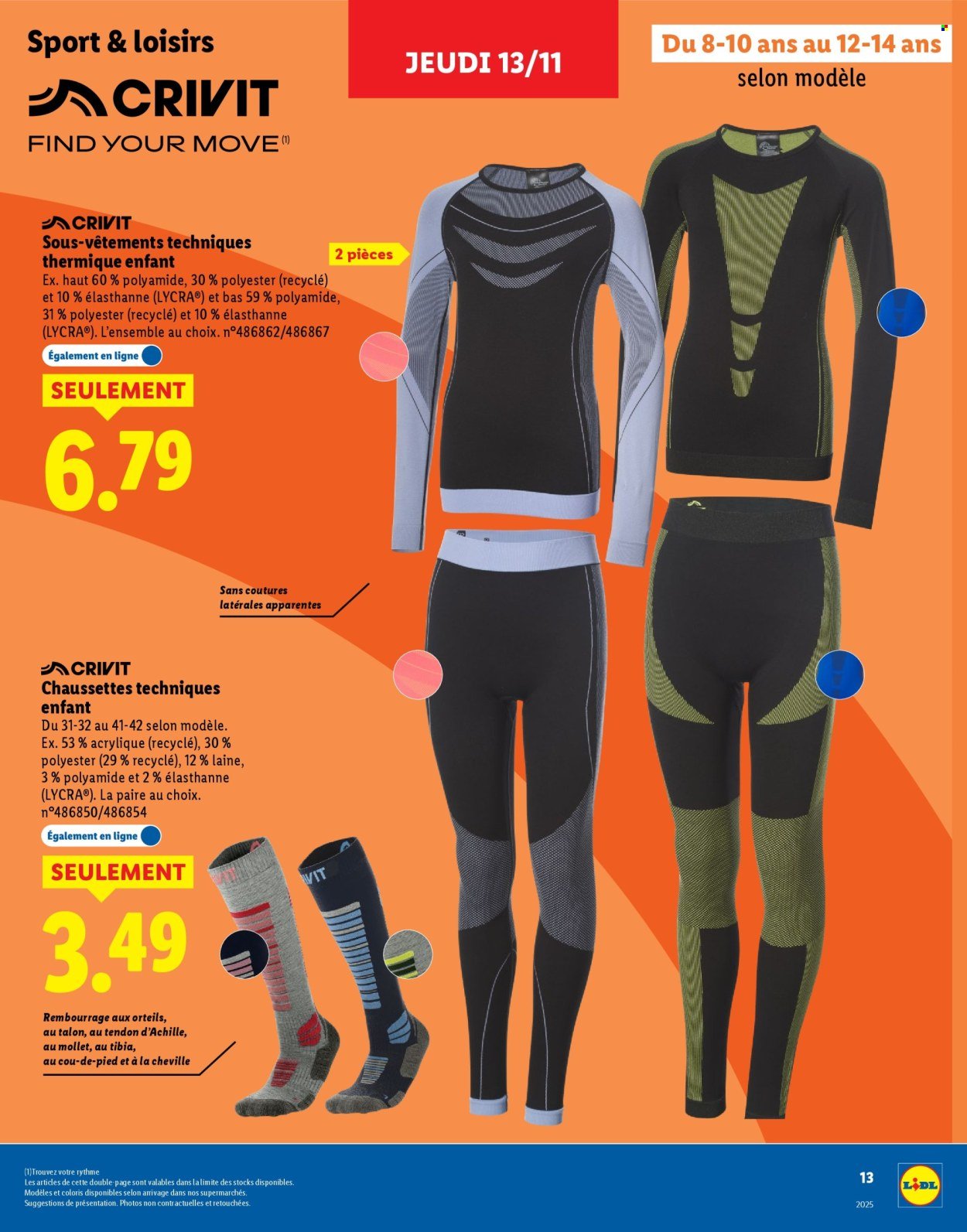 Catalogue LIDL - Catalogue sport et loisirs 2025 - Hiver 2025