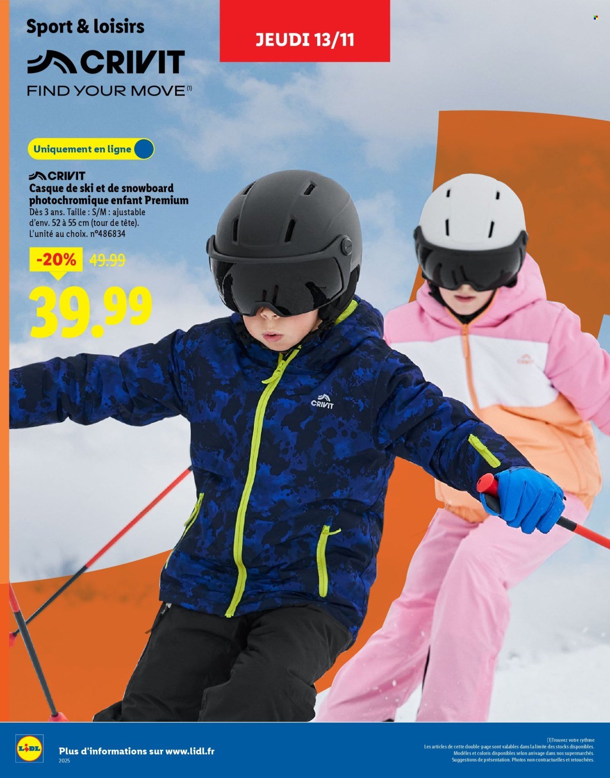 Catalogue LIDL - Catalogue sport et loisirs 2025 - Hiver 2025