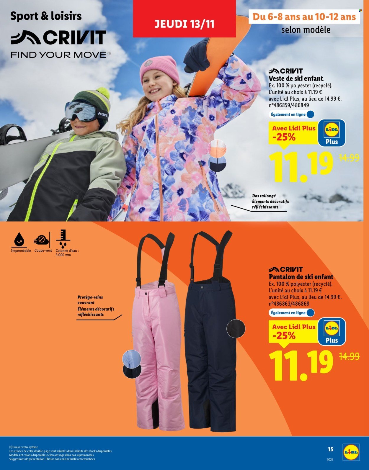 Catalogue LIDL - Catalogue sport et loisirs 2025 - Hiver 2025