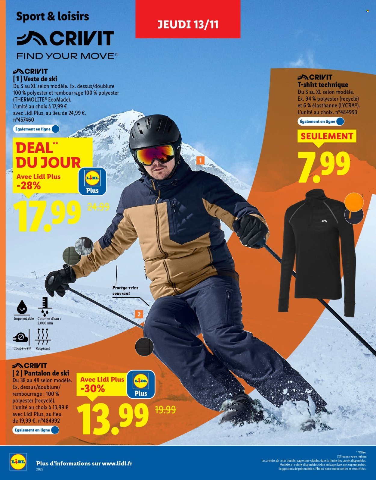 Catalogue LIDL - Catalogue sport et loisirs 2025 - Hiver 2025