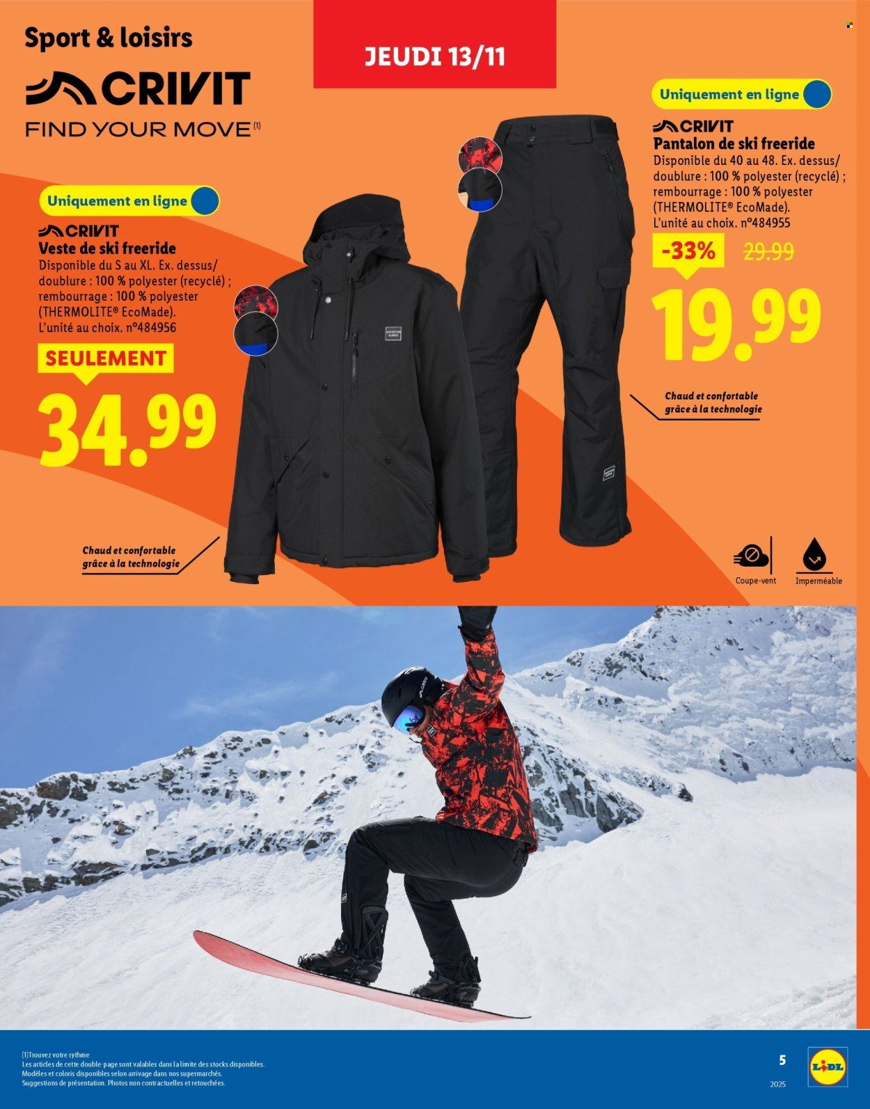 Catalogue LIDL - Catalogue sport et loisirs 2025 - Hiver 2025