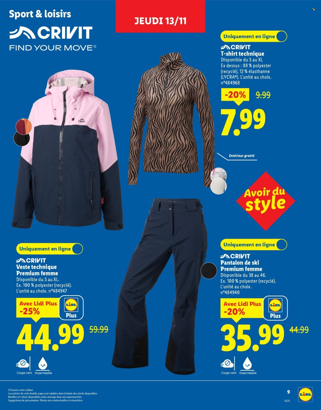 Catalogue LIDL - Catalogue sport et loisirs 2025 - Hiver 2025