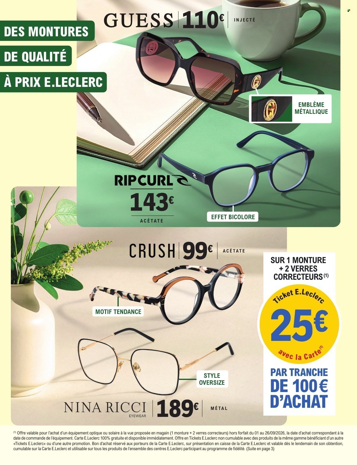 Catalogue E.LECLERC - OPTI'DAYS RENTRÉE