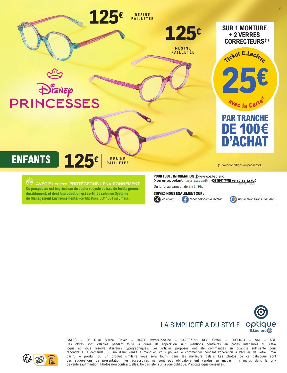 Catalogue E.LECLERC - OPTI'DAYS RENTRÉE