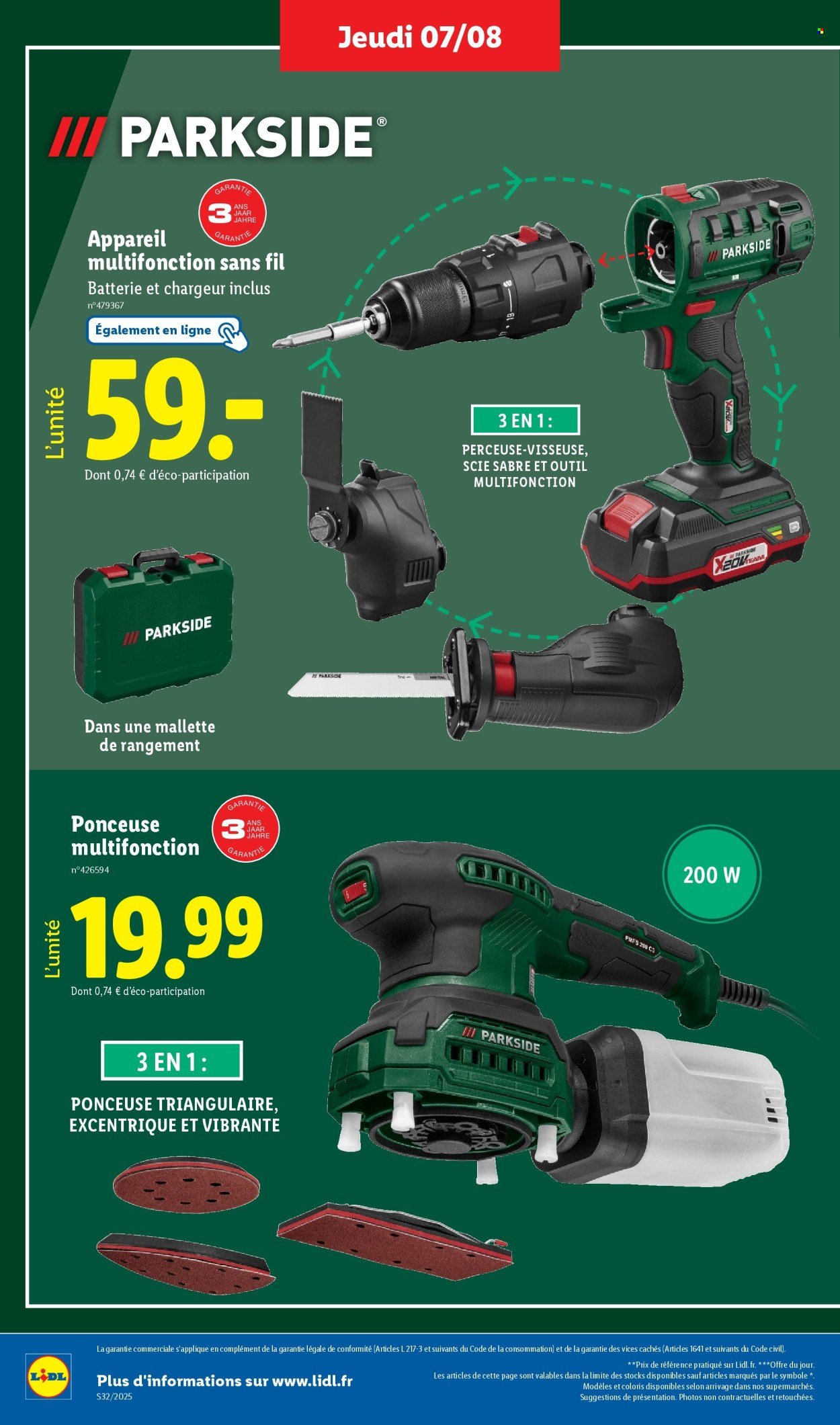 Catalogue LIDL - Les promos de la semaine (2025-08-07 - 2025-08-13)