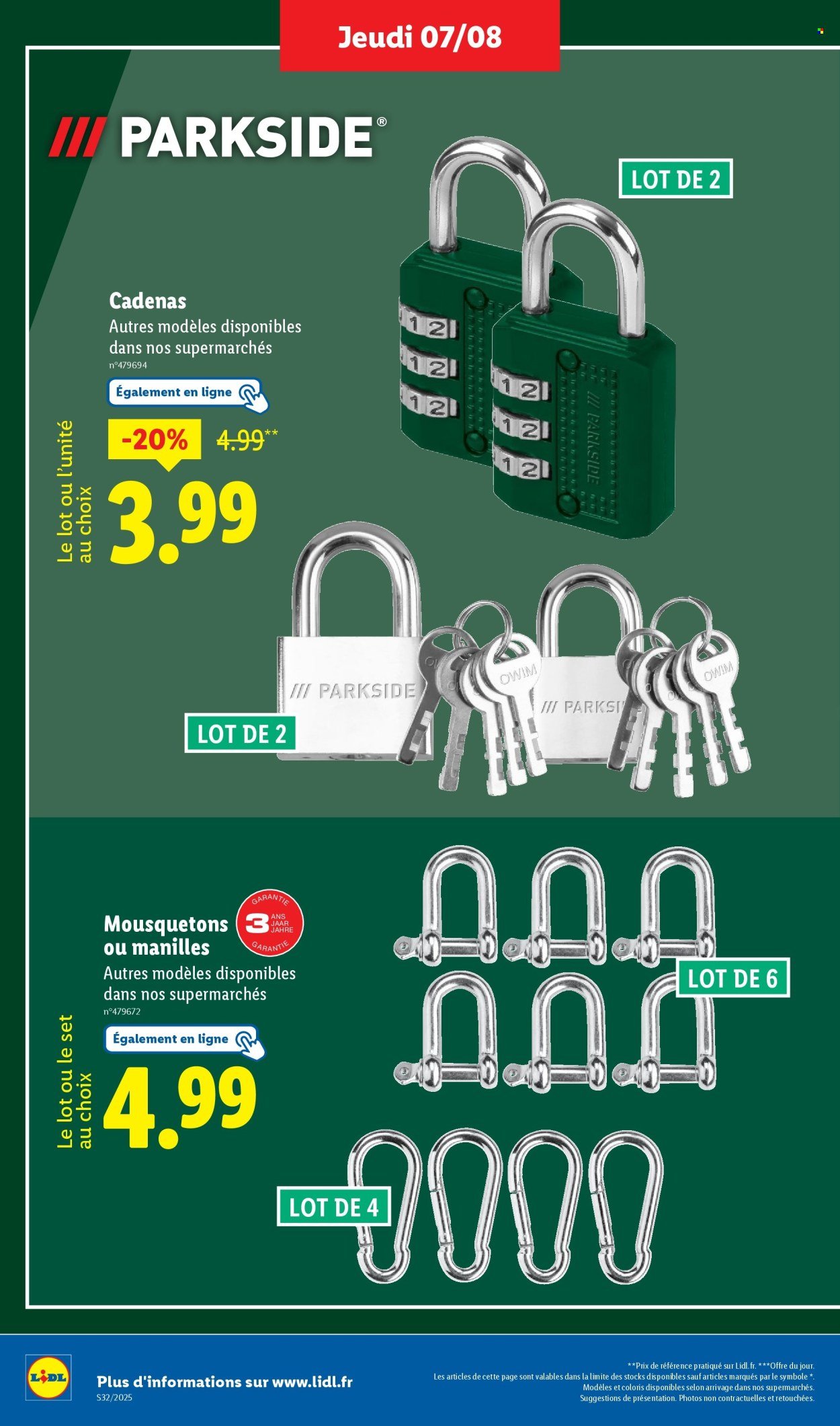 Catalogue LIDL - Les promos de la semaine (2025-08-07 - 2025-08-13)