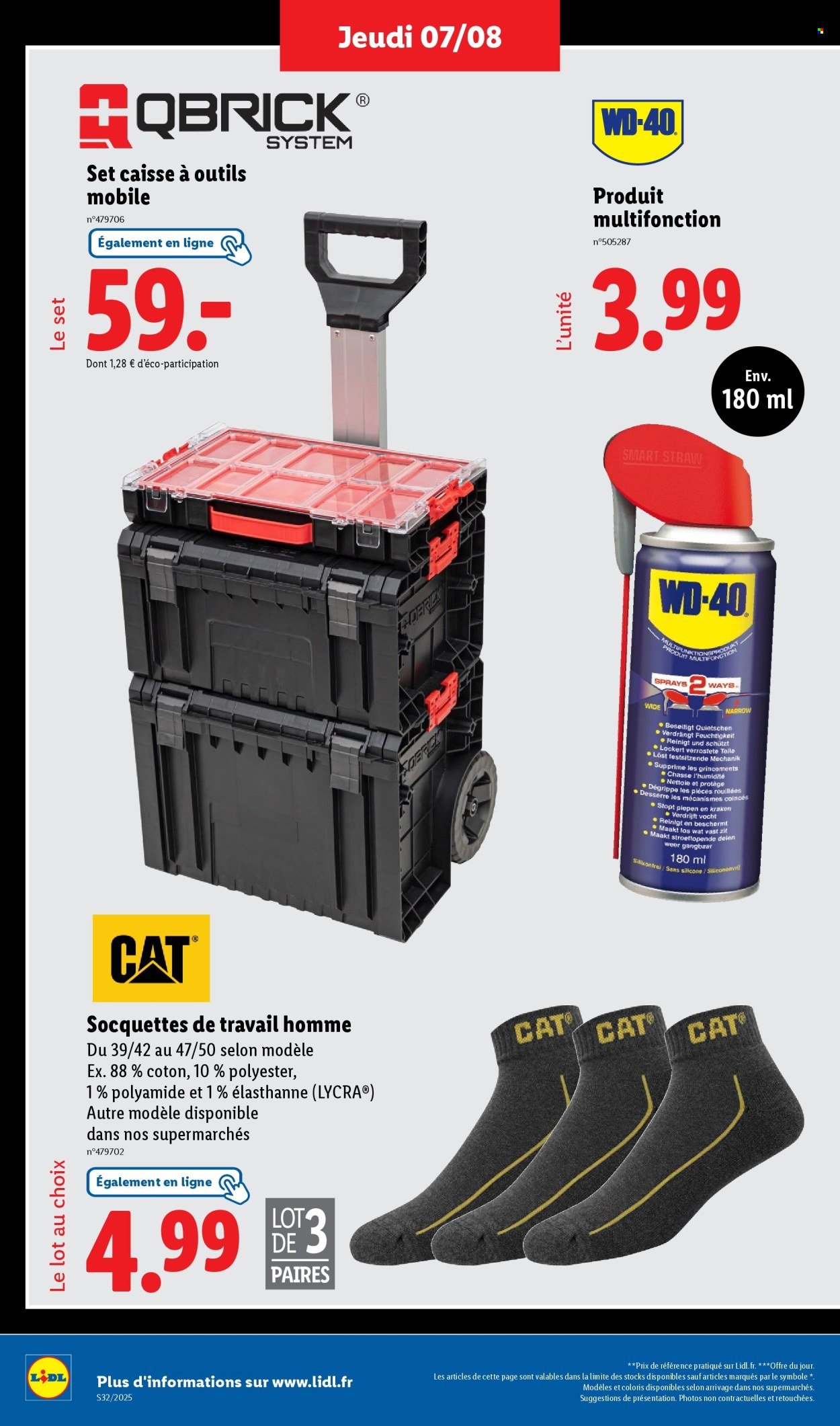 Catalogue LIDL - Les promos de la semaine (2025-08-07 - 2025-08-13)