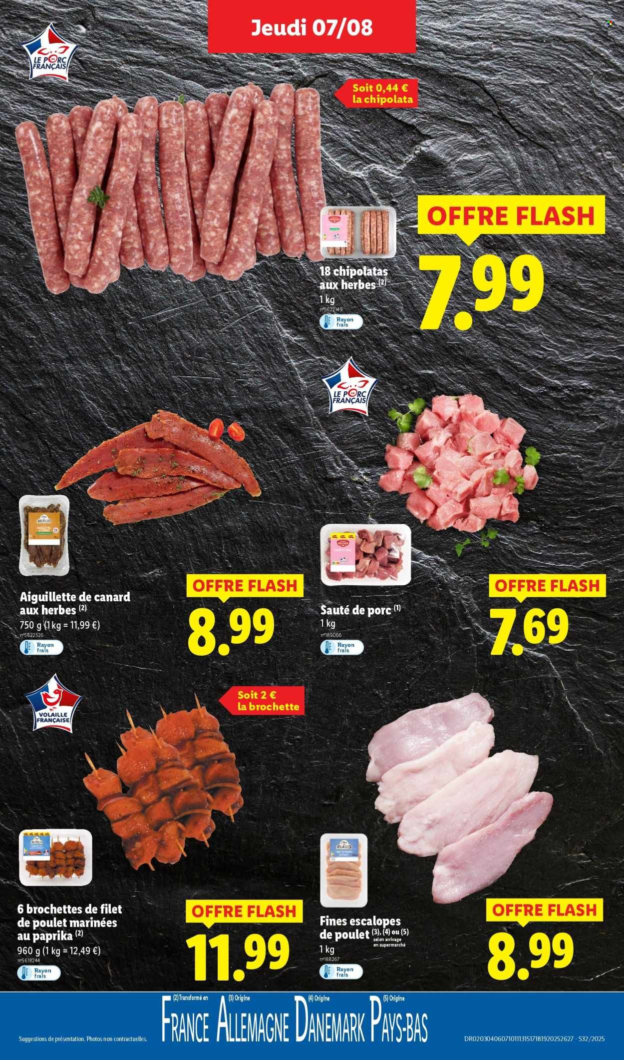 Catalogue LIDL - Les promos de la semaine (2025-08-07 - 2025-08-13)