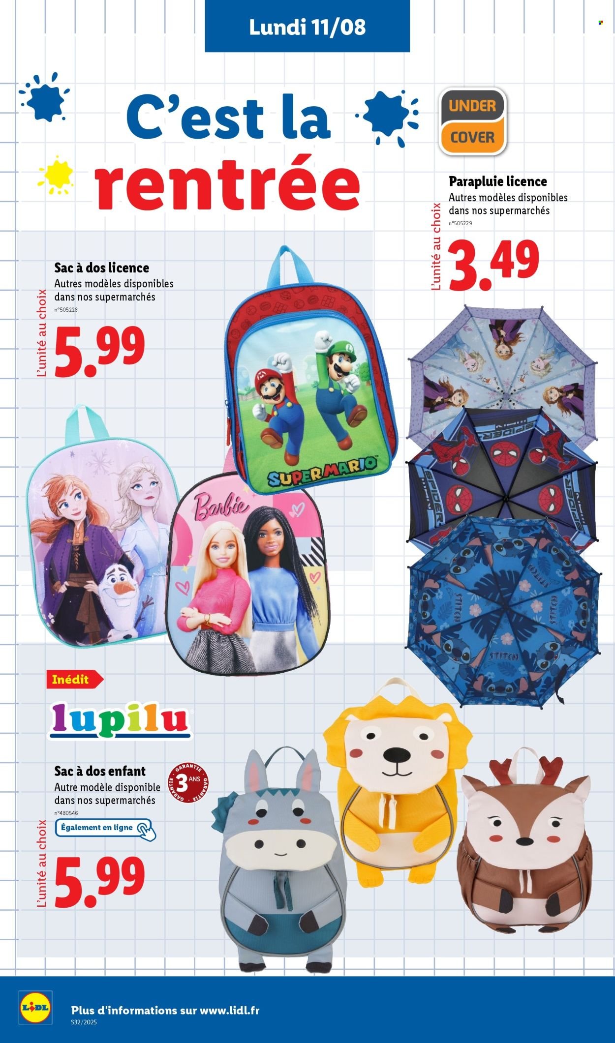 Catalogue LIDL - Les promos de la semaine (2025-08-07 - 2025-08-13)