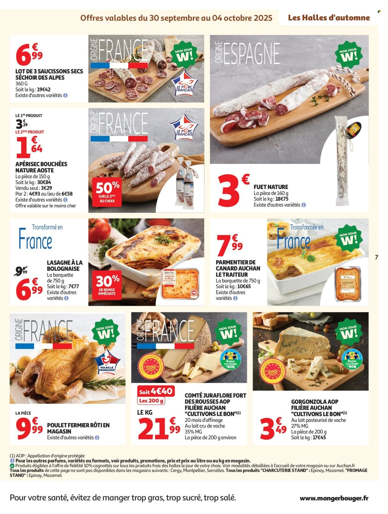 Catalogue AUCHAN - Les Halles d'automne dans votre super (2025-09-30 - 2025-10-11)