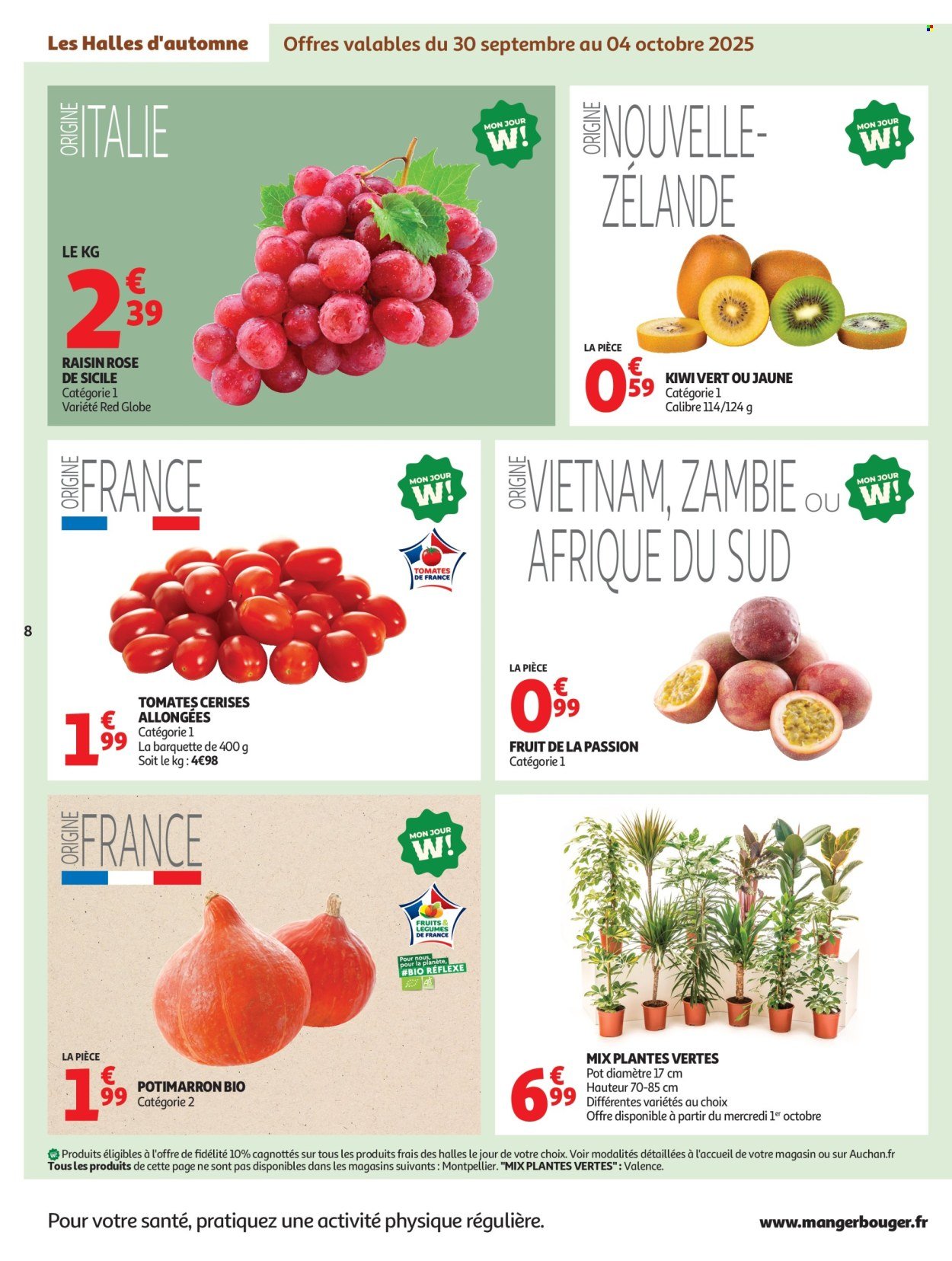 Catalogue AUCHAN - Les Halles d'automne dans votre super (2025-09-30 - 2025-10-11)
