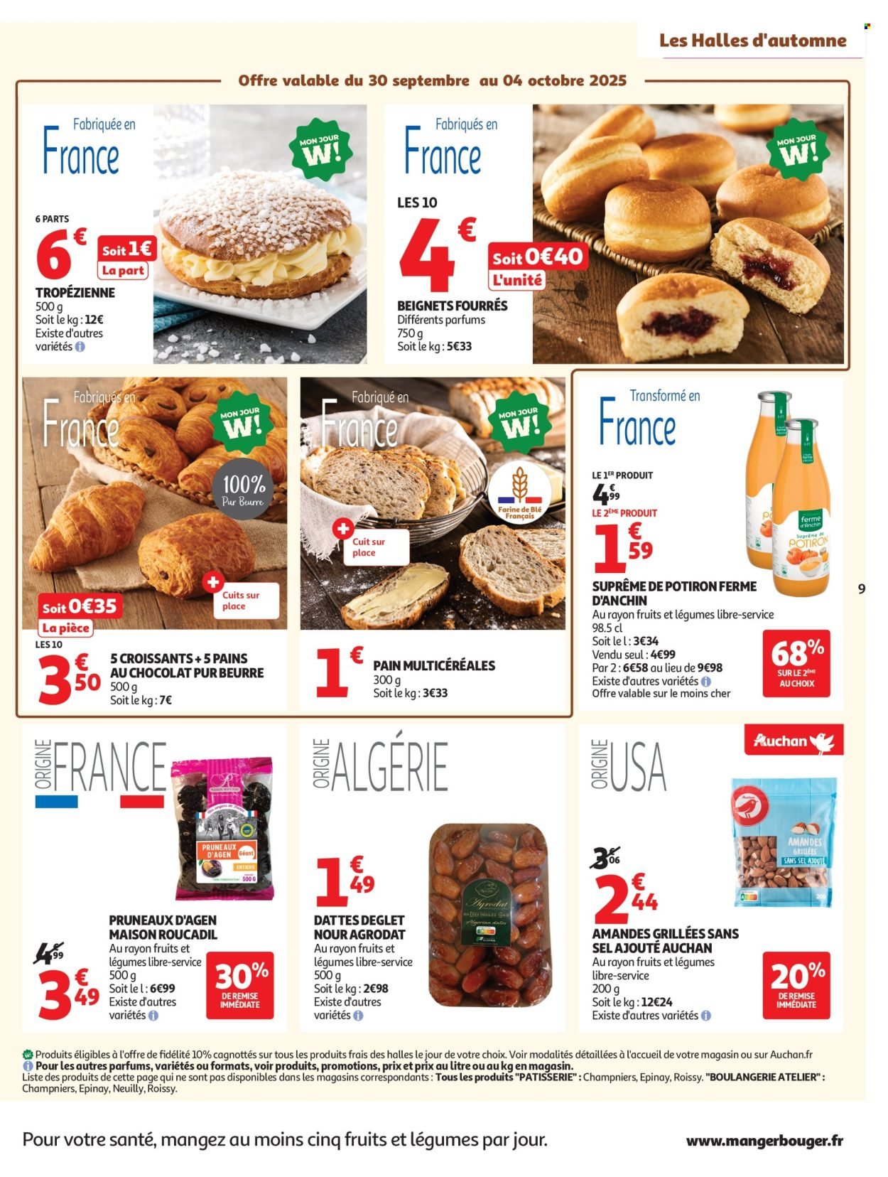 Catalogue AUCHAN - Les Halles d'automne dans votre super (2025-09-30 - 2025-10-11)
