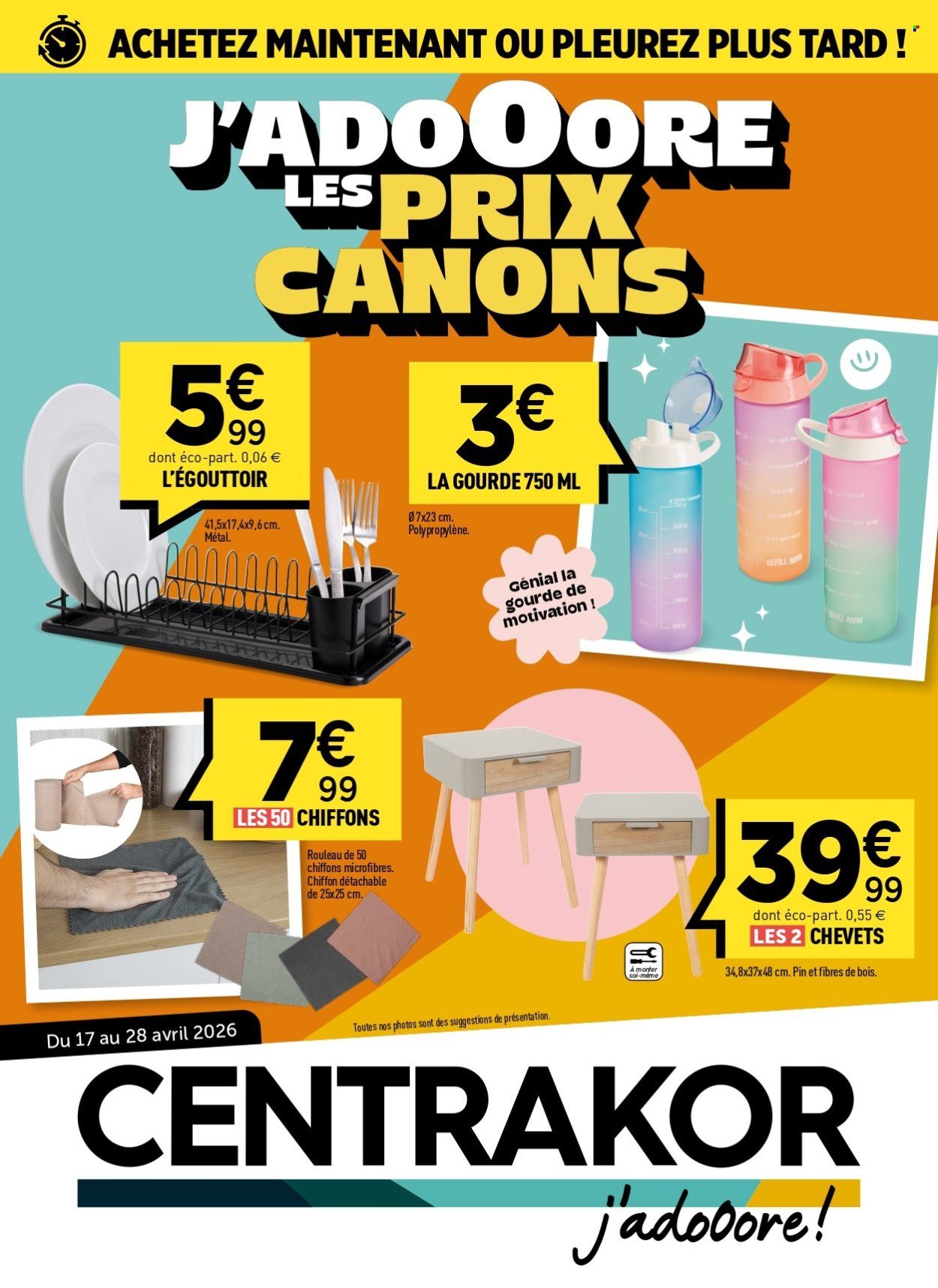 Catalogue CENTRAKOR - J’ADOOOORE LES PRIX CANONS (2026-04-17 - 2026-04-28)