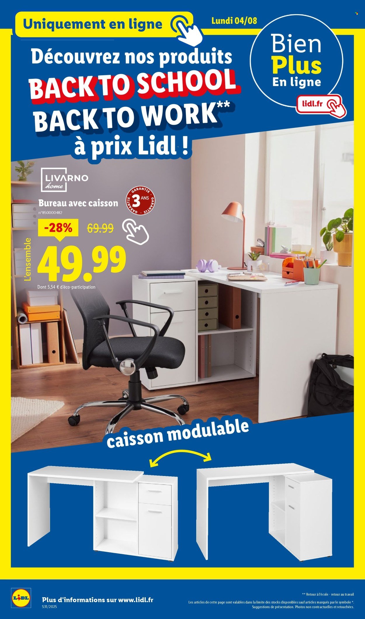 Catalogue LIDL - Les bonnes affaires de la semaine (2025-08-04 - 2025-08-07)