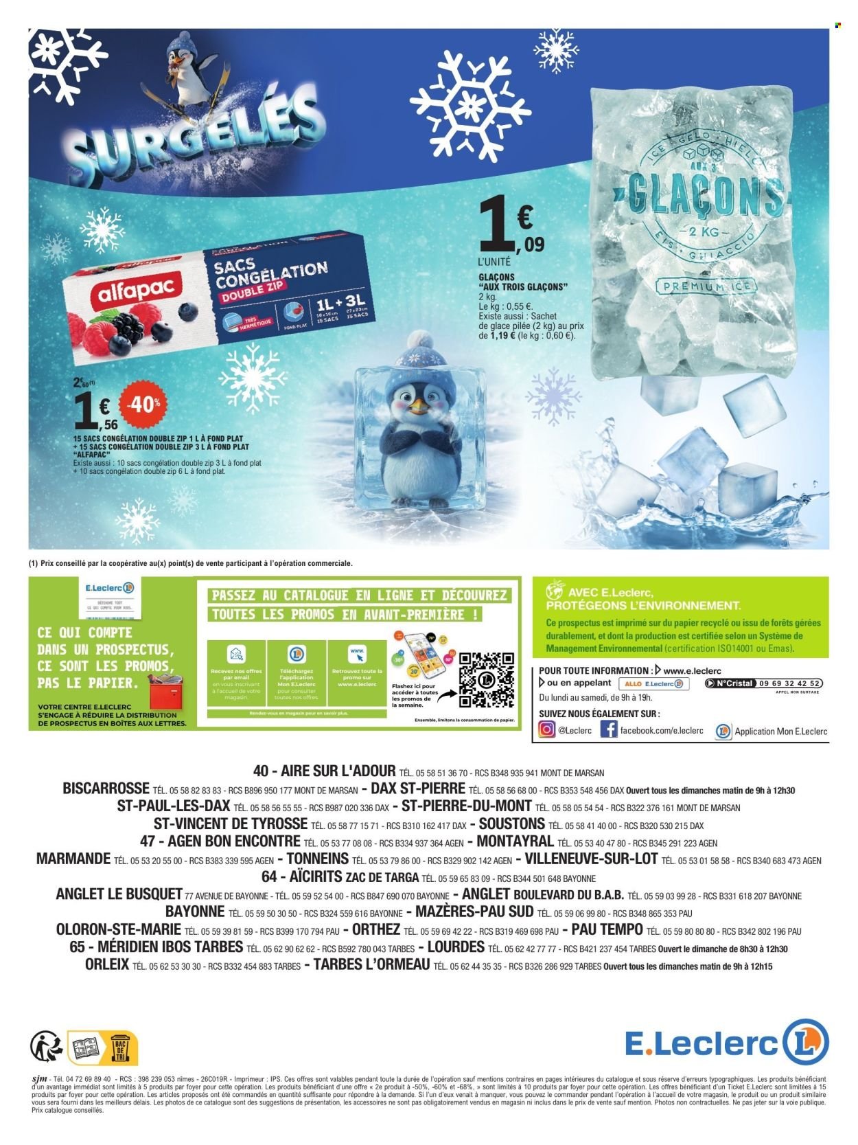 Catalogue E.LECLERC - FOIRE AUX SURGELES