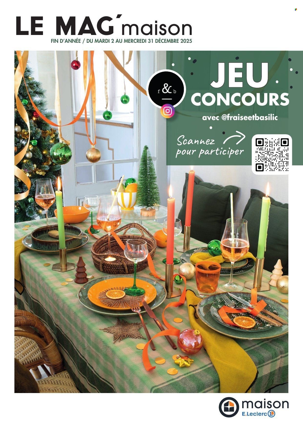 Catalogue E.LECLERC - GUIDE COLLECTION VERALEC FIN D'ANNEE 2025 (2025-12-02 - 2025-12-31)