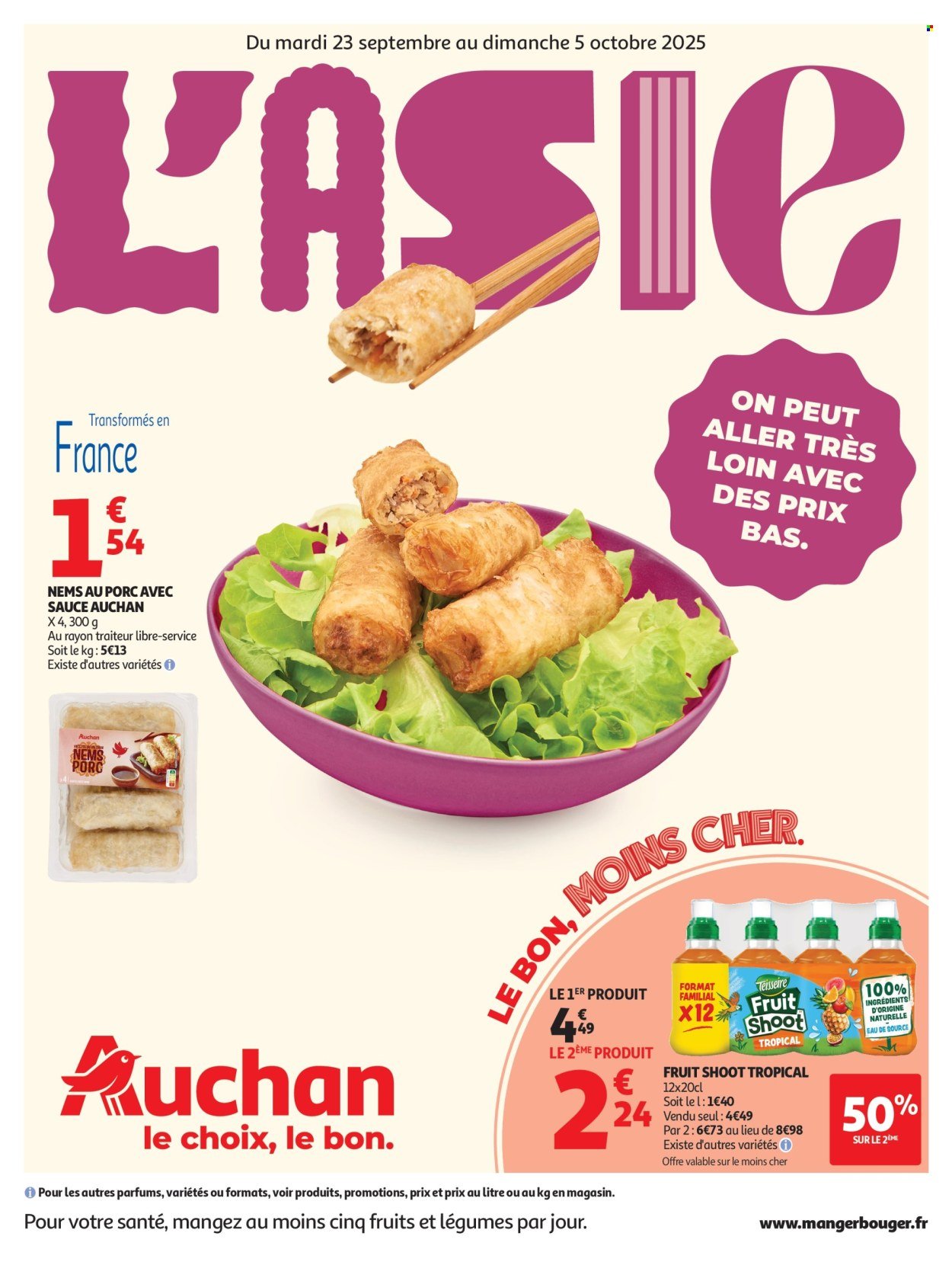 Catalogue AUCHAN - L'Asie, on peut aller très loin avec des prix bas (2025-09-23 - 2025-10-05)