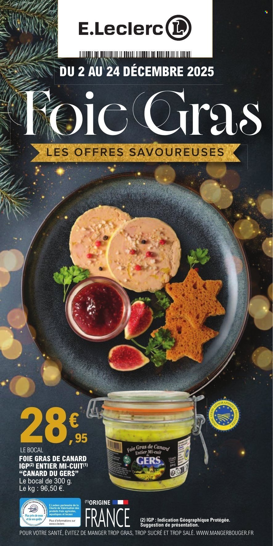 Catalogue E.LECLERC - Foie Gras (2025-12-02 - 2025-12-24)