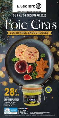 Catalogue E.LECLERC - Foie Gras (2025-12-02 - 2025-12-24)