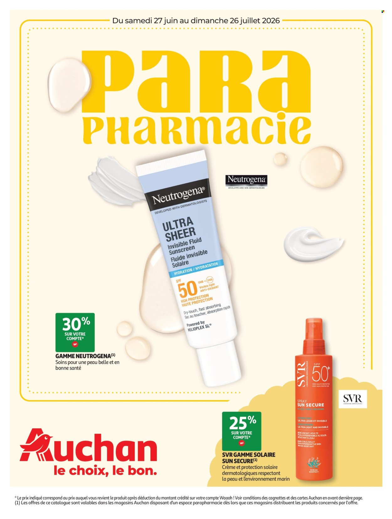Catalogue AUCHAN - Parapharmacie, beauté