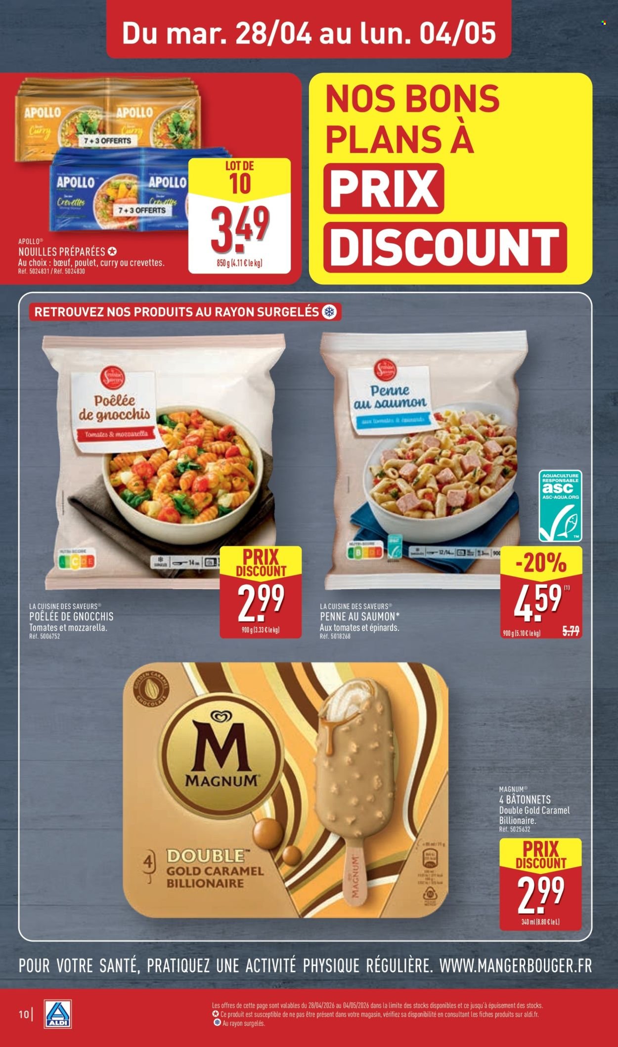 Catalogue ALDI - Nos bons plans josqu'à -70% sur le 2ème (2026-04-28 - 2026-05-04)