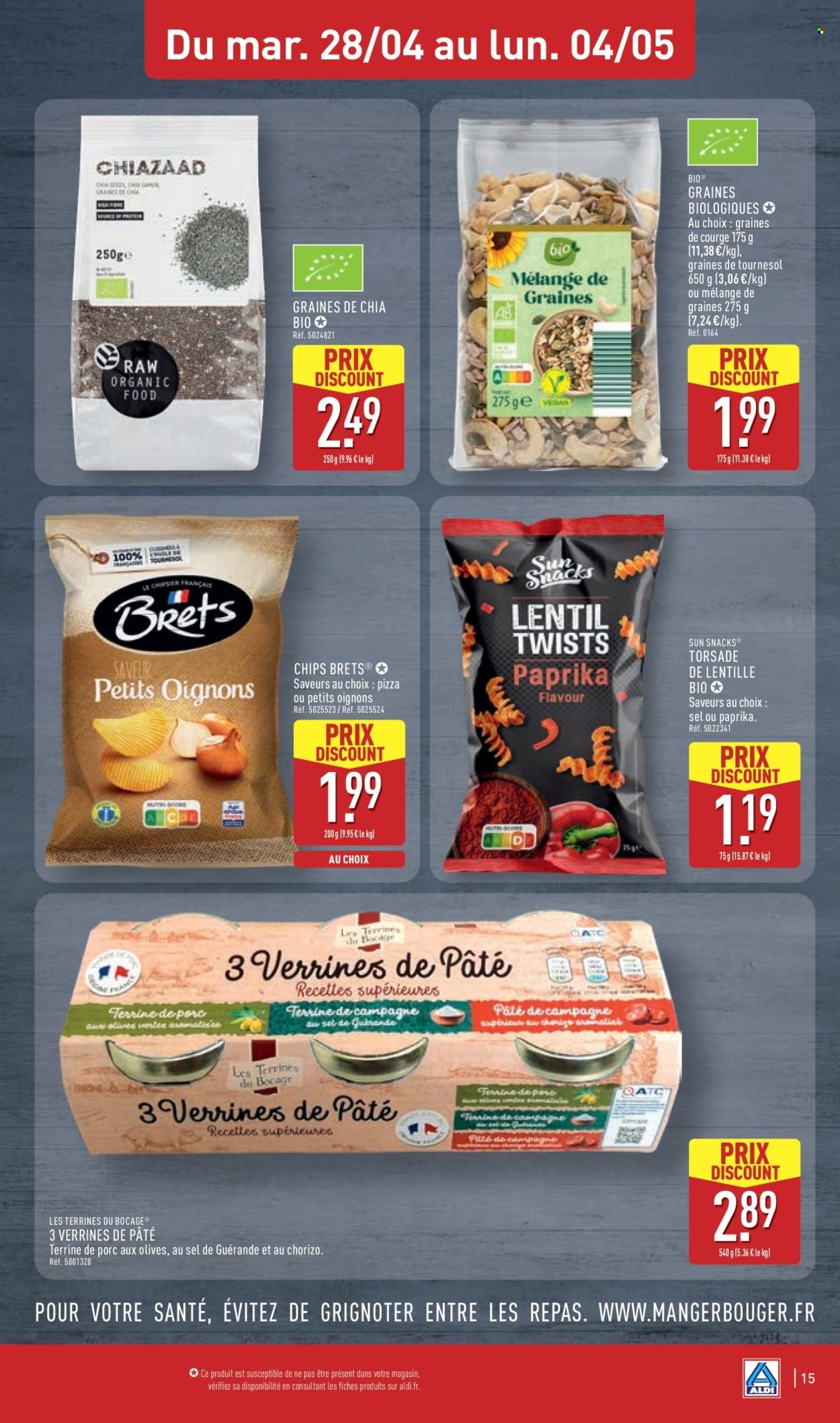 Catalogue ALDI - Nos bons plans josqu'à -70% sur le 2ème (2026-04-28 - 2026-05-04)