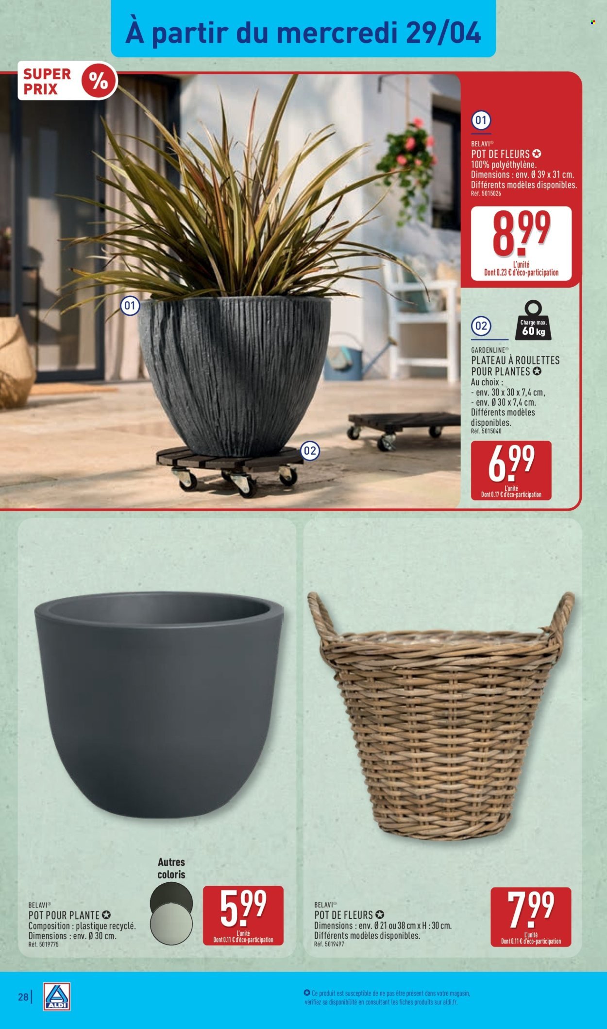 Catalogue ALDI - Nos bons plans josqu'à -70% sur le 2ème (2026-04-28 - 2026-05-04)