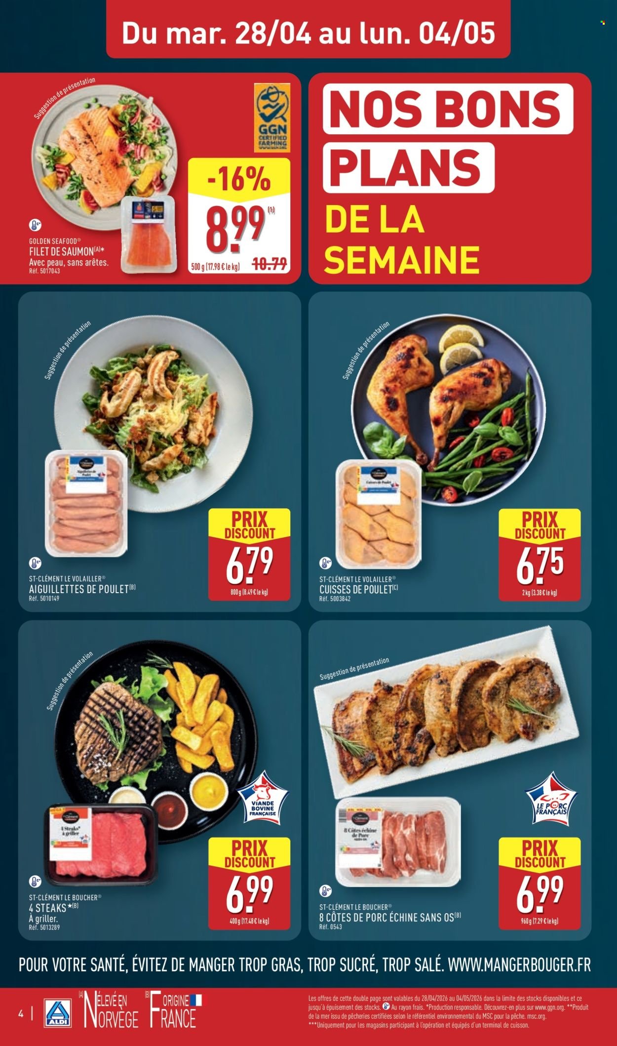 Catalogue ALDI - Nos bons plans josqu'à -70% sur le 2ème (2026-04-28 - 2026-05-04)