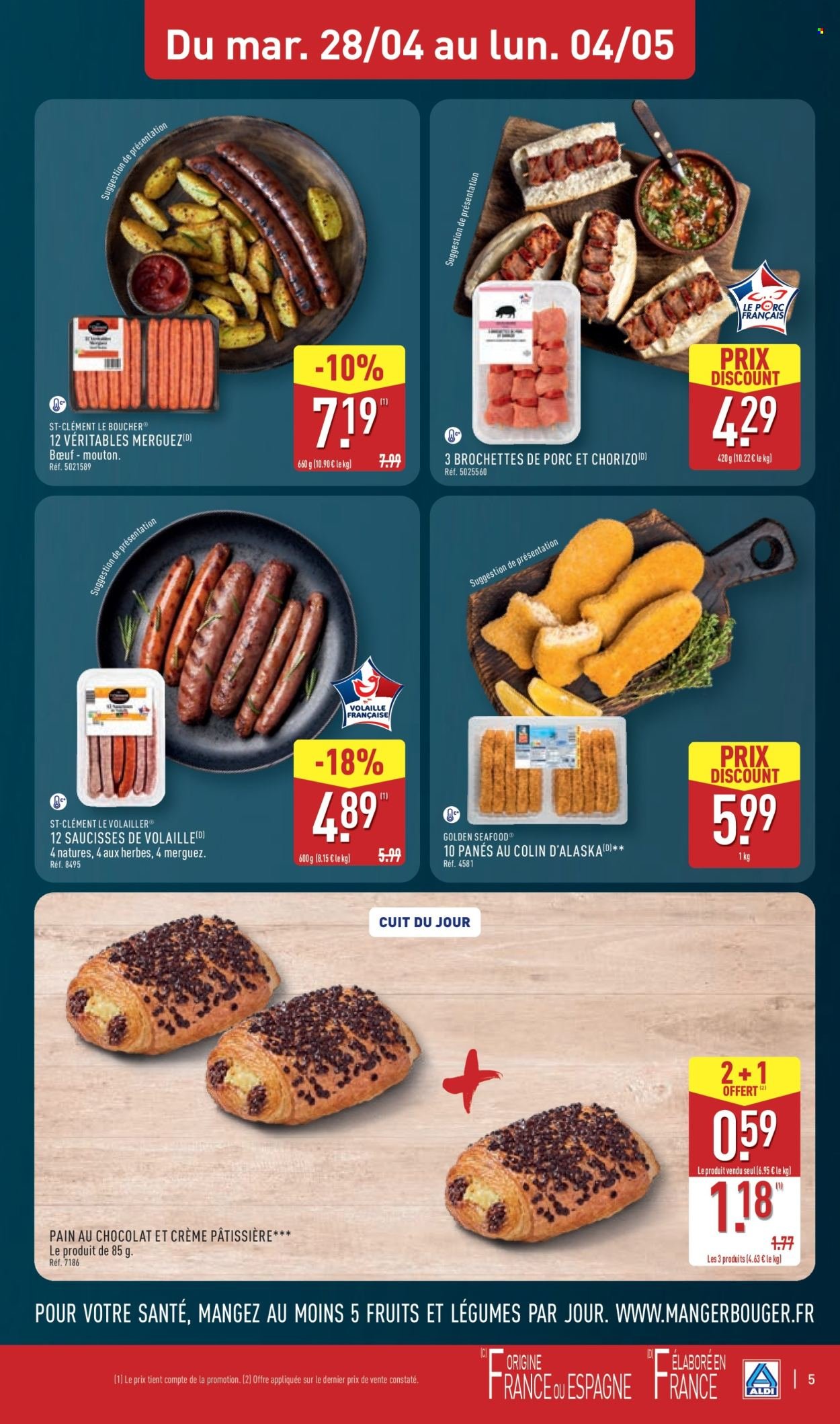 Catalogue ALDI - Nos bons plans josqu'à -70% sur le 2ème (2026-04-28 - 2026-05-04)