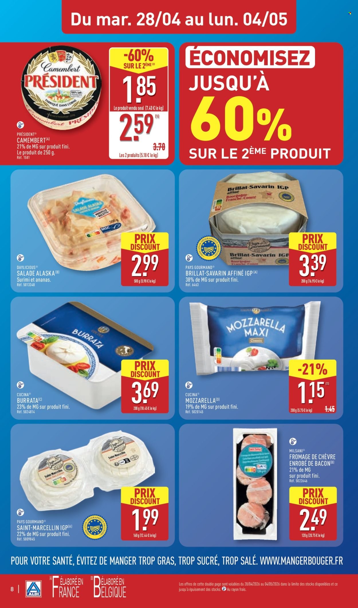 Catalogue ALDI - Nos bons plans josqu'à -70% sur le 2ème (2026-04-28 - 2026-05-04)
