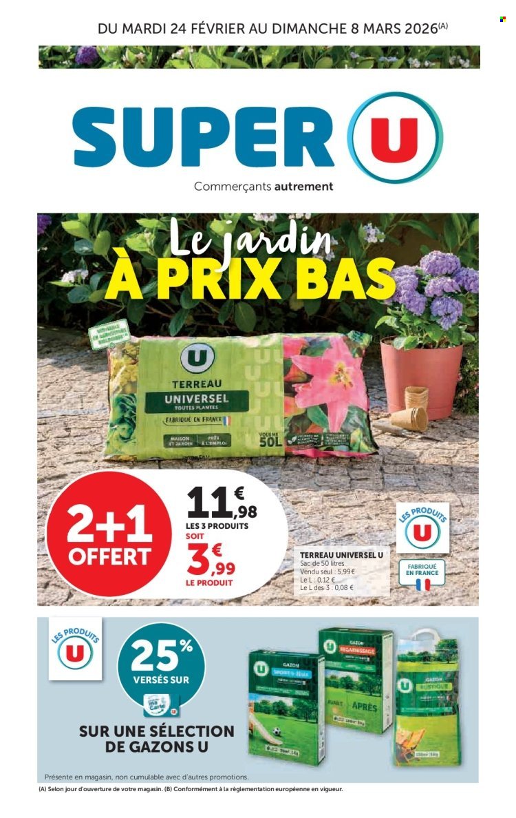 Catalogue SUPER U - Le jardin à prix bas