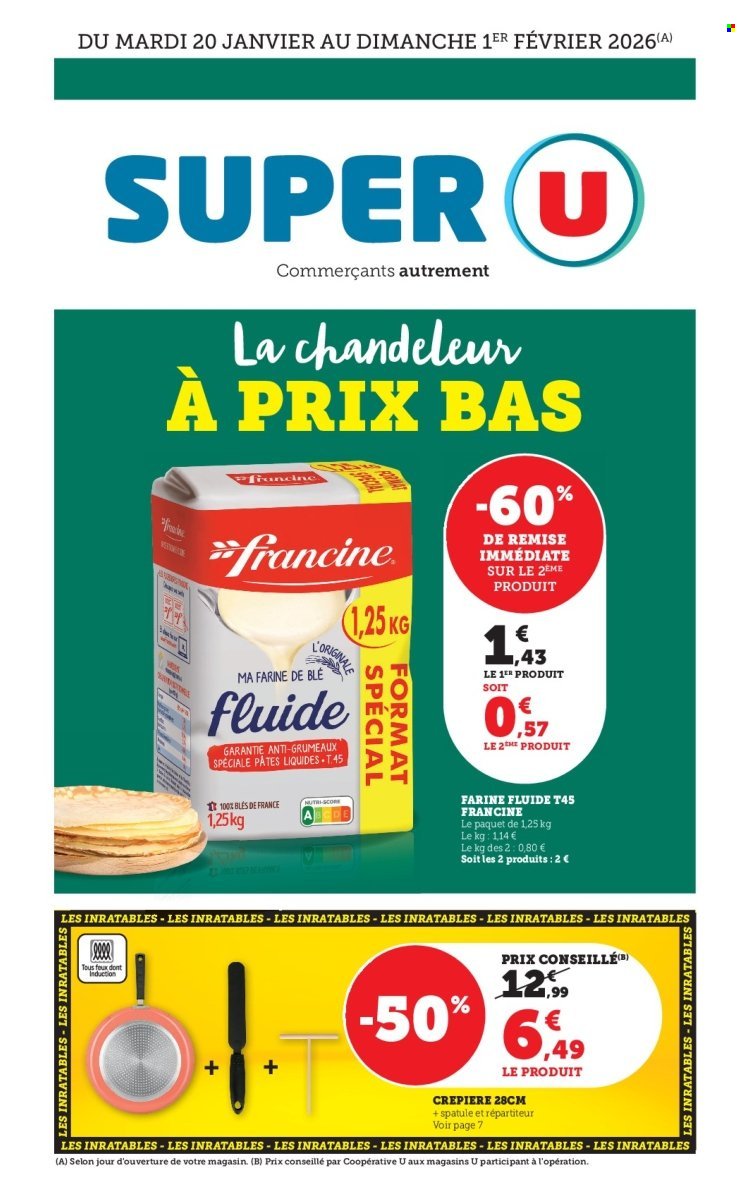 Catalogue SUPER U - Les prix bas de la semaine (2026-01-20 - 2026-02-01)