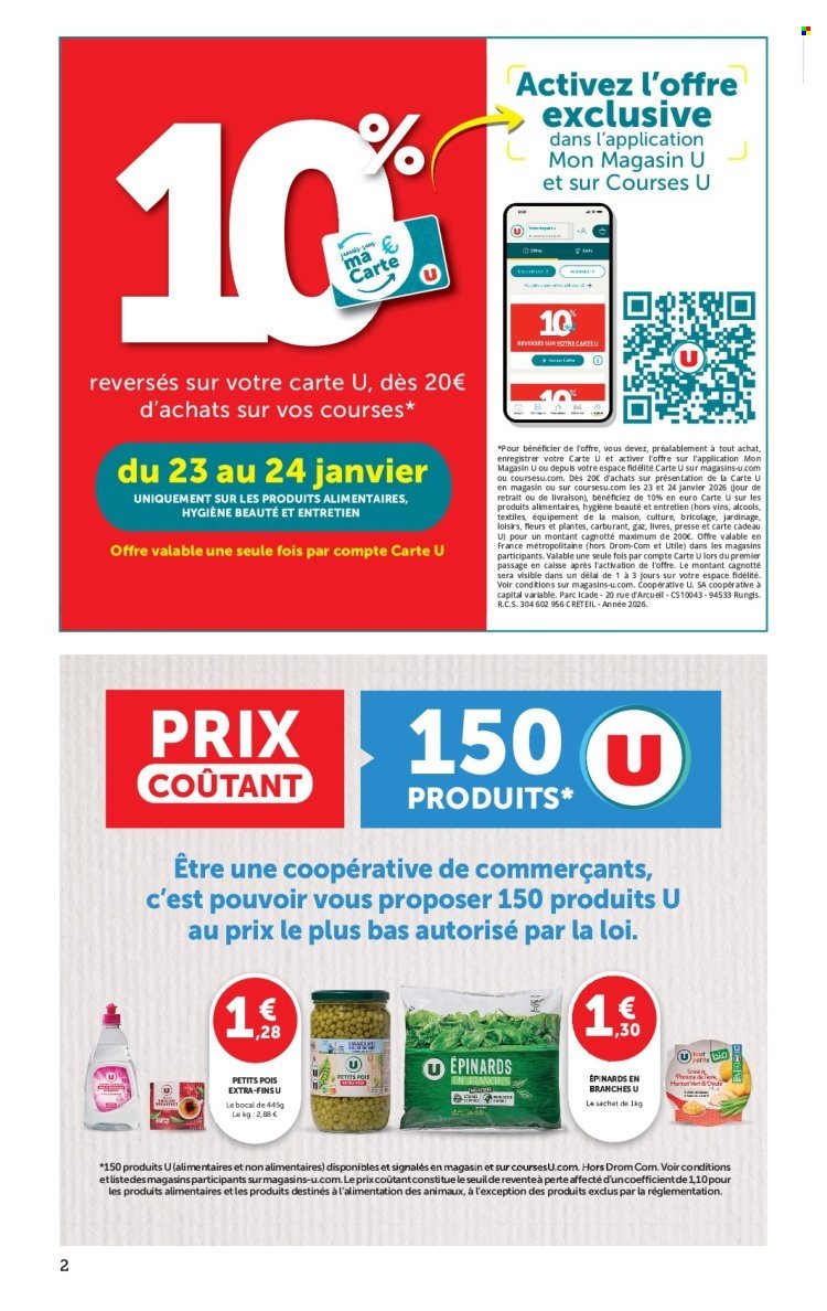 Catalogue SUPER U - Les prix bas de la semaine (2026-01-20 - 2026-02-01)