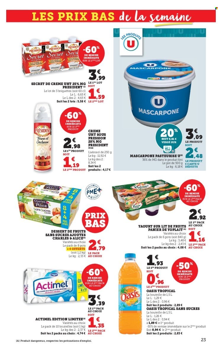 Catalogue SUPER U - Les prix bas de la semaine