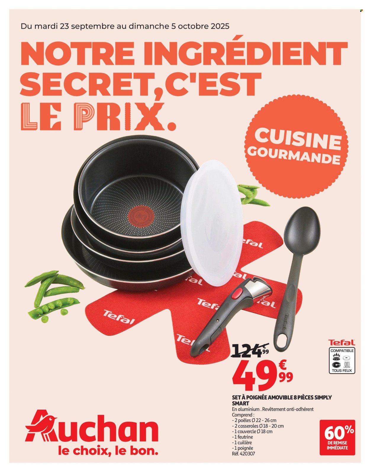 Catalogue AUCHAN - Notre ingrédient secret c'est le prix (2025-09-23 - 2025-10-05)