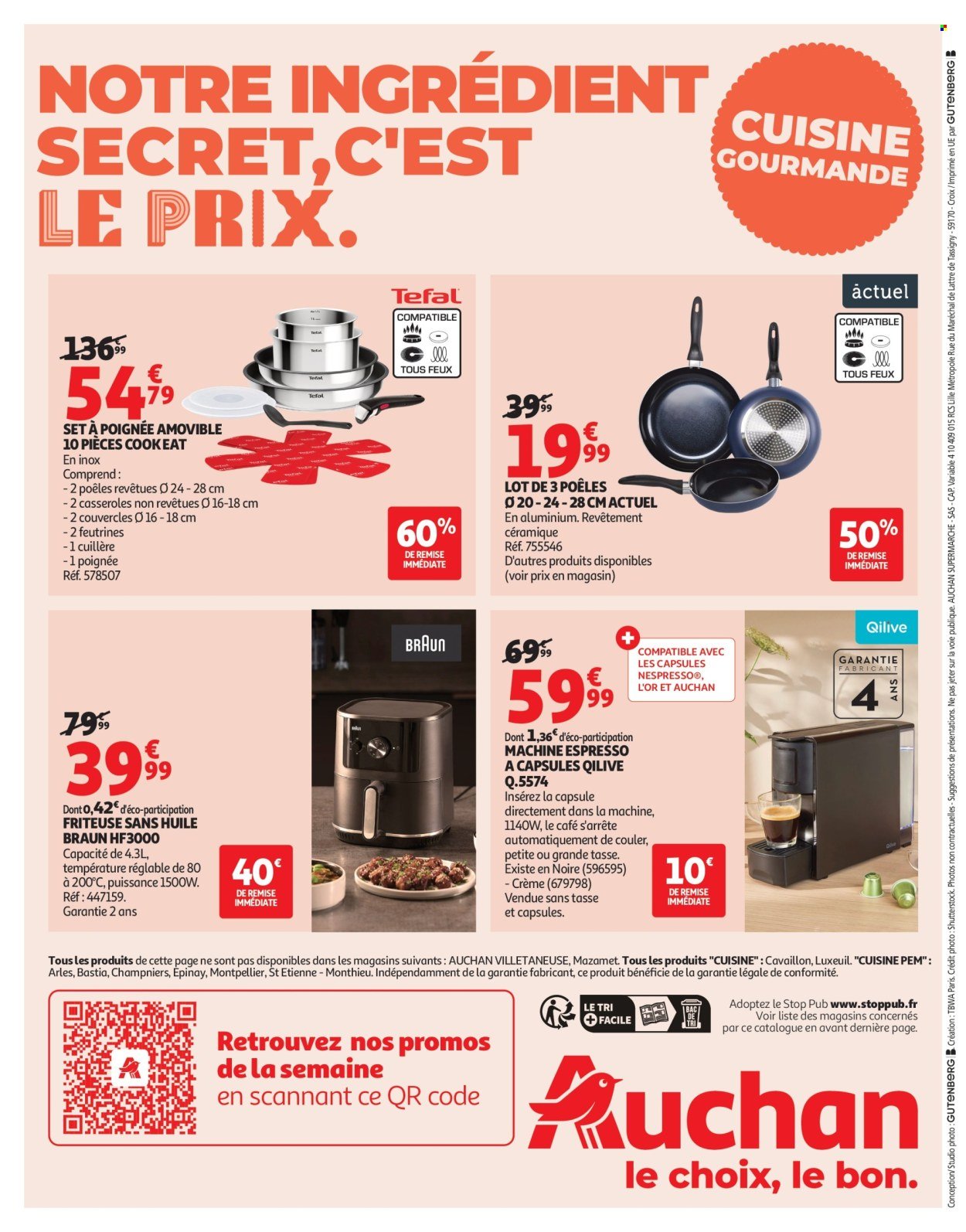 Catalogue AUCHAN - Notre ingrédient secret c'est le prix (2025-09-23 - 2025-10-05)