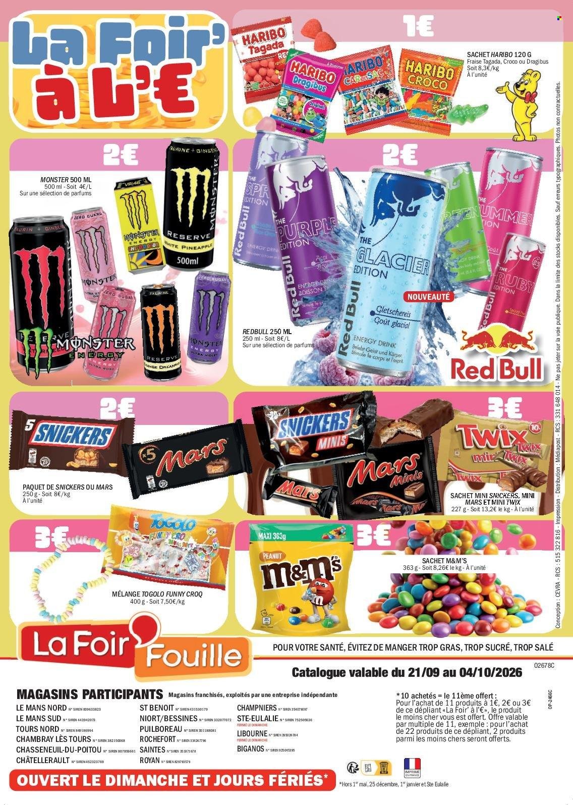 Catalogue LA FOIR'FOUILLE - Du lundi 21 septembre 2026