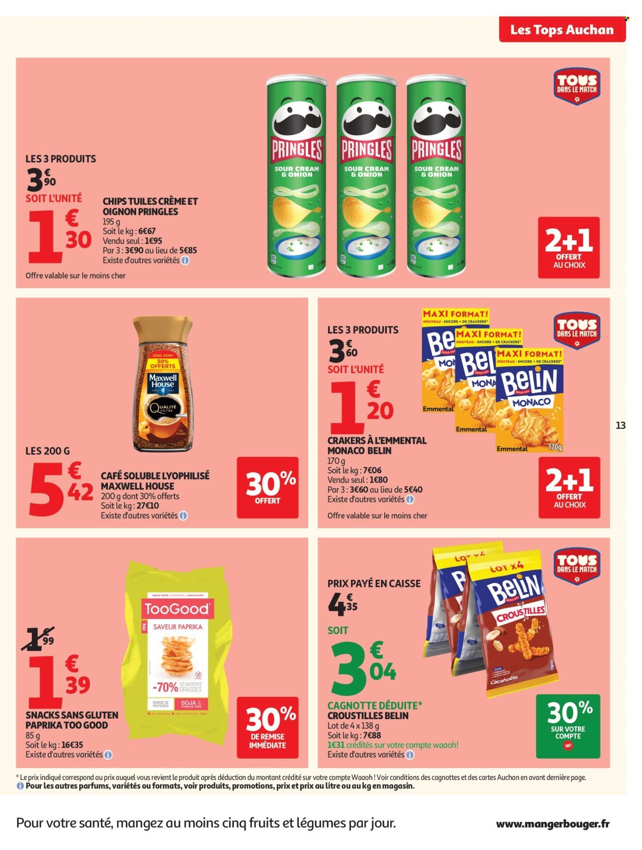 Catalogue AUCHAN - Tops, Halles hypers