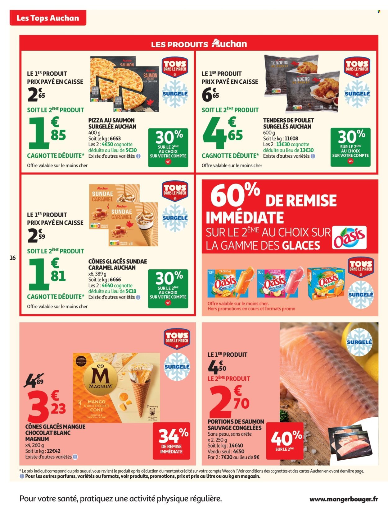 Catalogue AUCHAN - Tops, Halles hypers