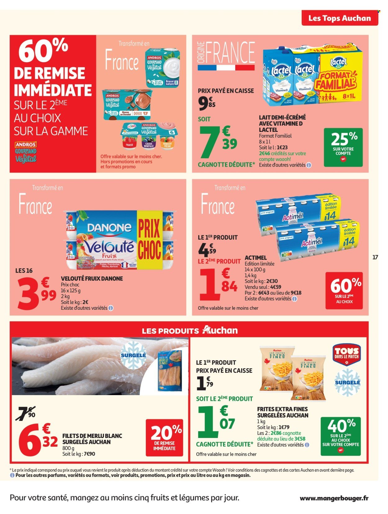 Catalogue AUCHAN - Tops, Halles hypers
