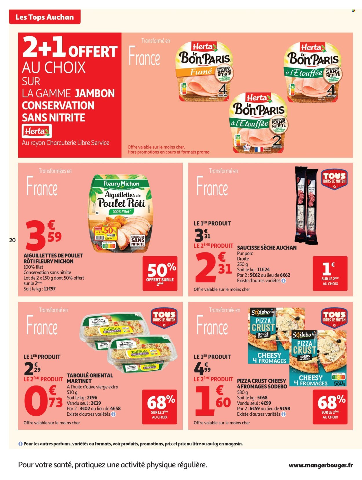 Catalogue AUCHAN - Tops, Halles hypers