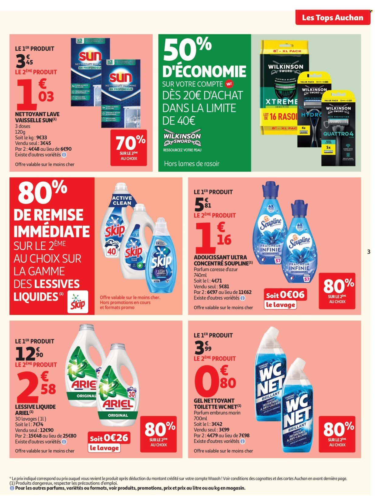 Catalogue AUCHAN - Tops, Halles hypers