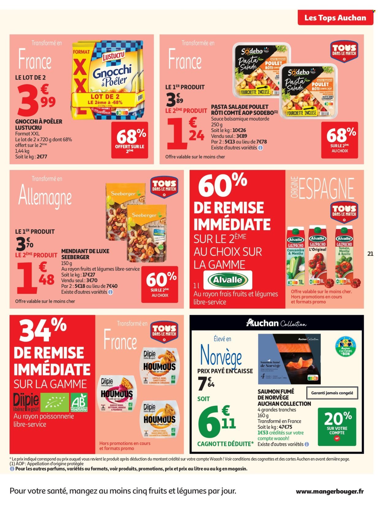 Catalogue AUCHAN - Tops, Halles hypers