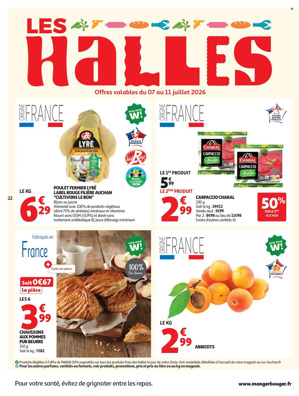 Catalogue AUCHAN - Tops, Halles hypers