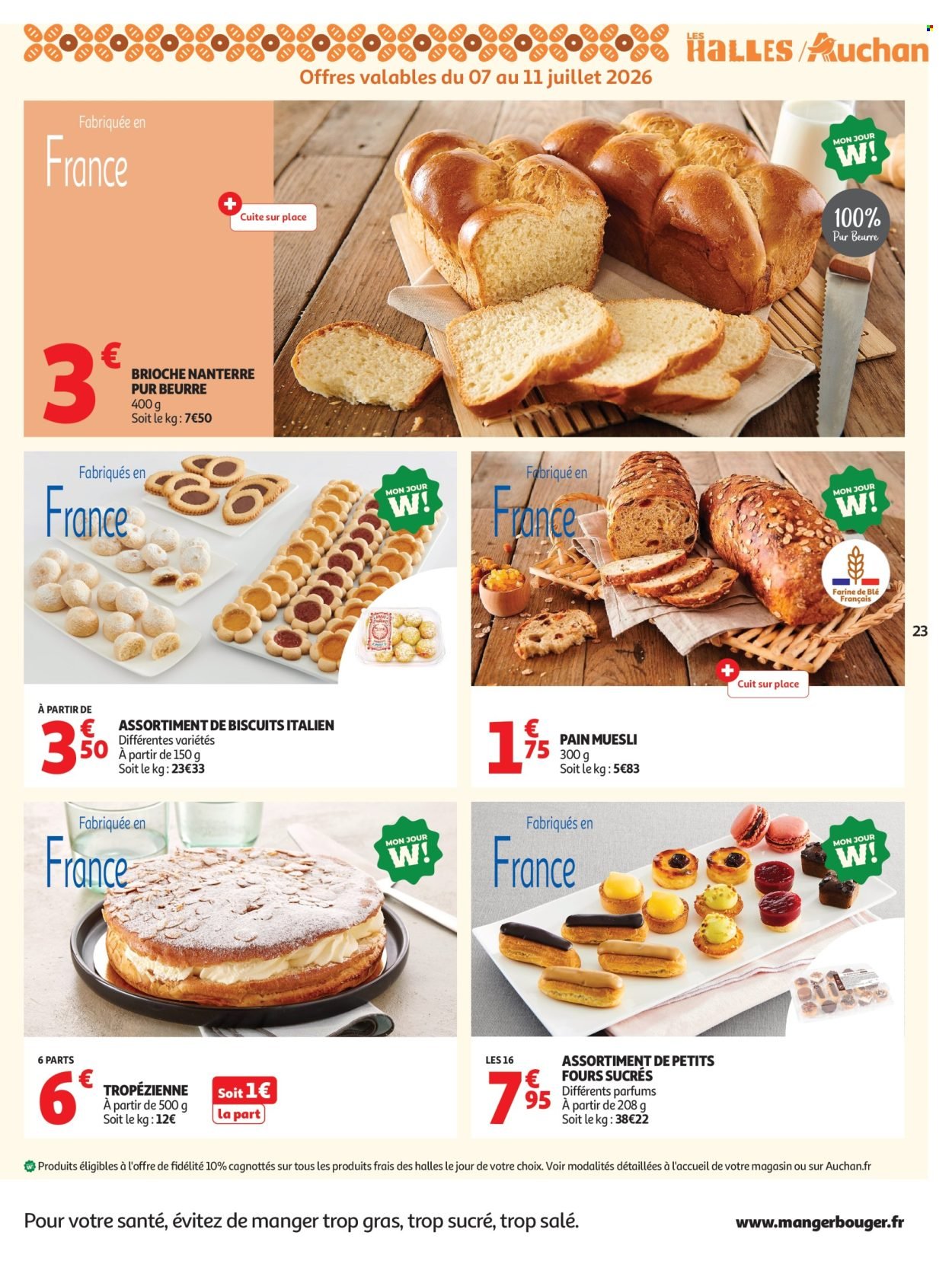 Catalogue AUCHAN - Tops, Halles hypers