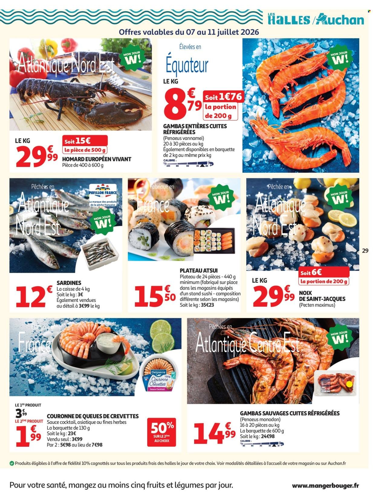 Catalogue AUCHAN - Tops, Halles hypers