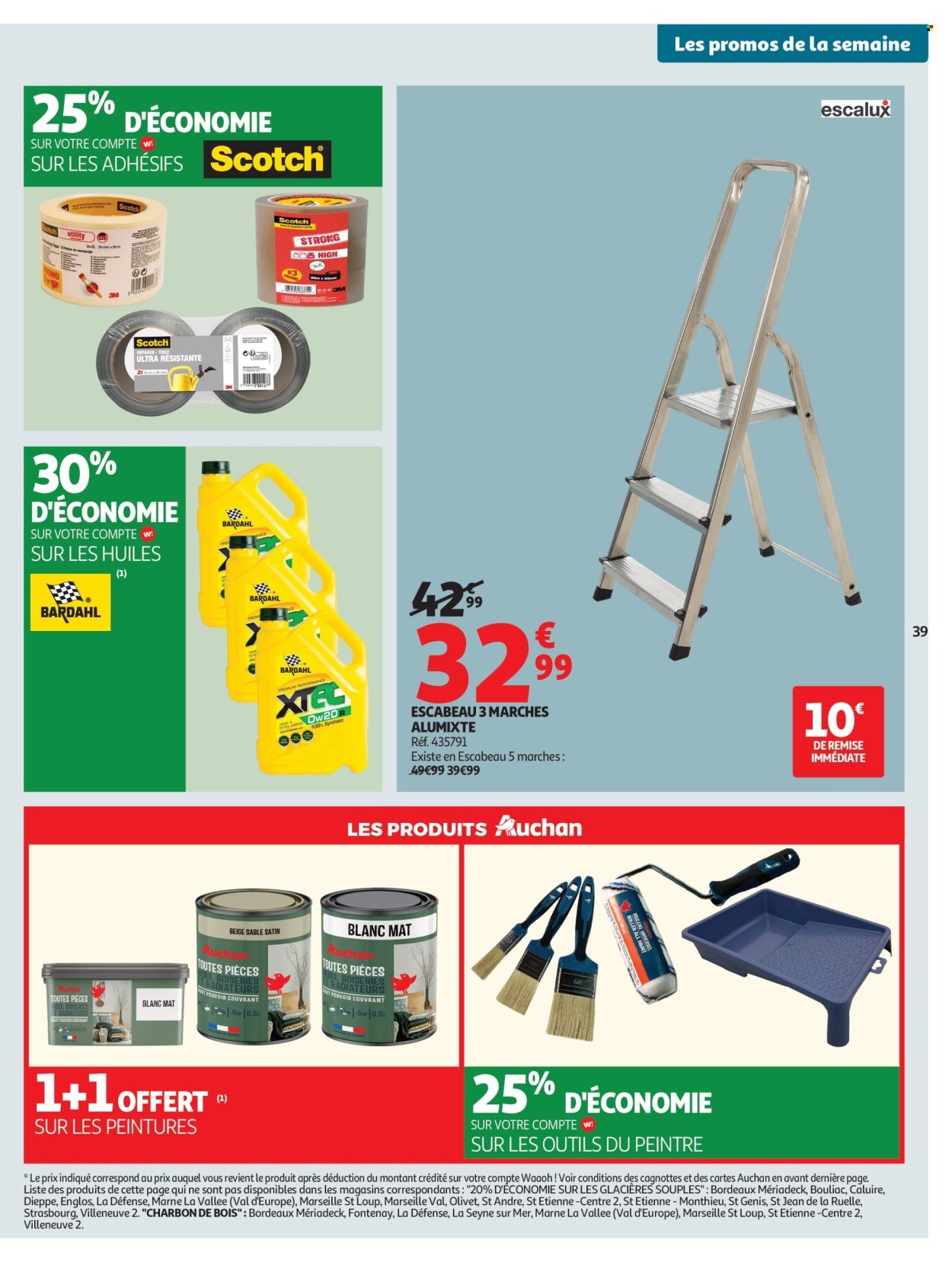 Catalogue AUCHAN - Tops, Halles hypers