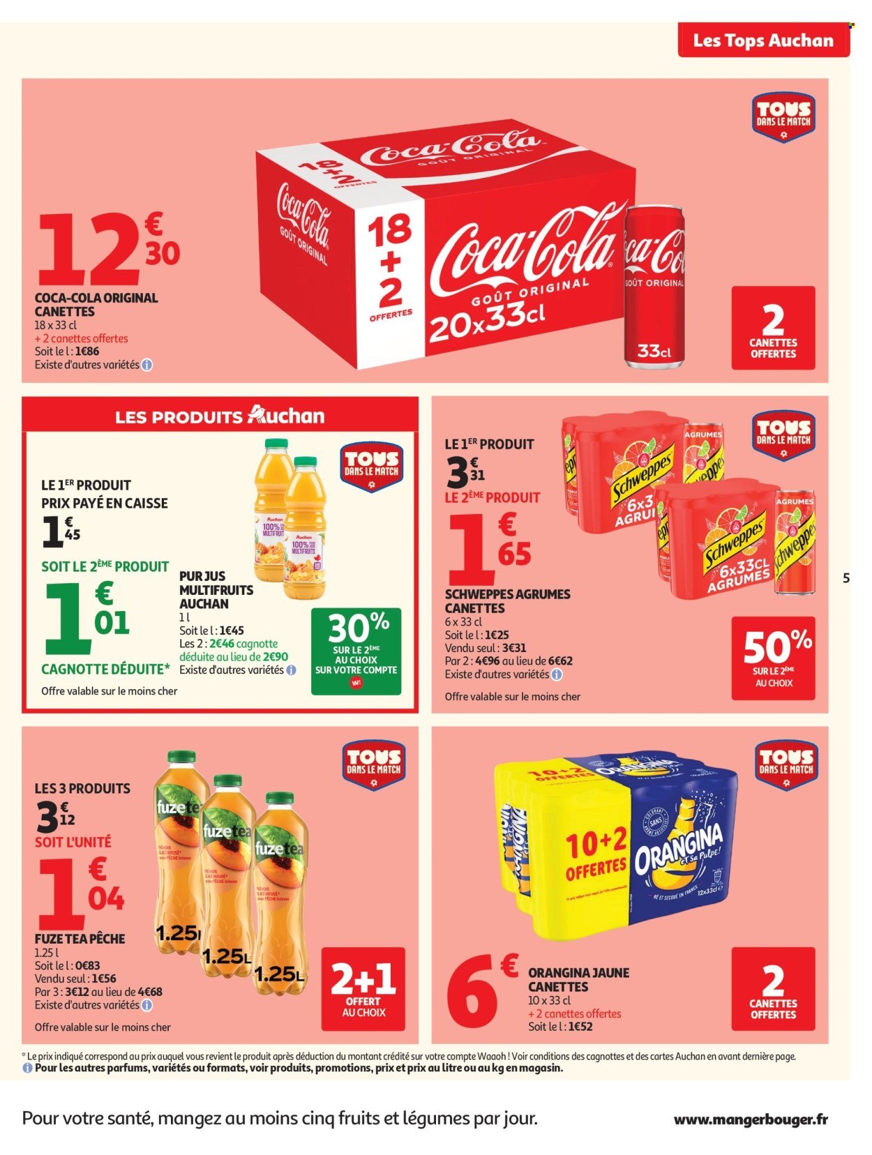Catalogue AUCHAN - Tops, Halles hypers